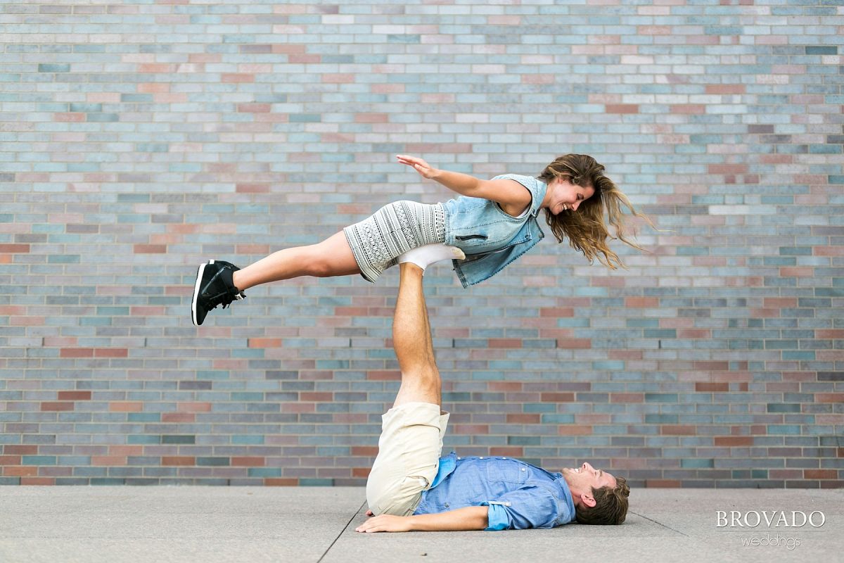 Allie and Brian’s Engagement Pictures at the Minneapolis Sculpture