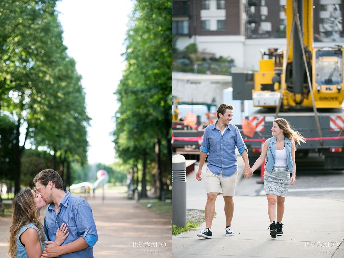 Allie and Brian’s Engagement Pictures at the Minneapolis Sculpture
