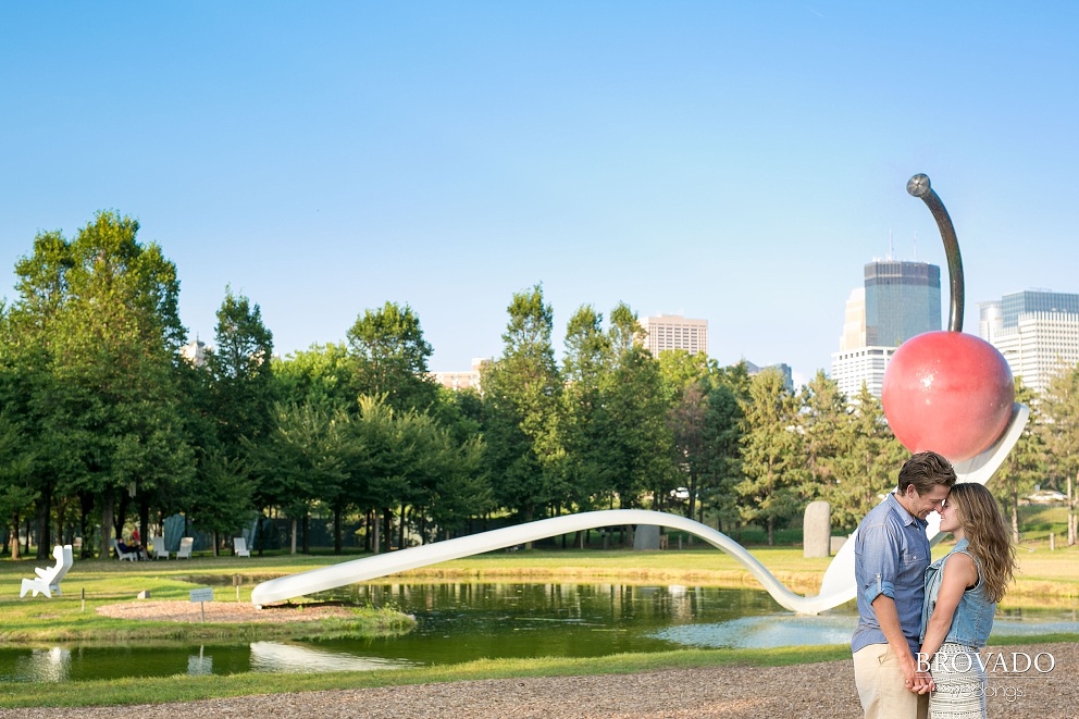 Allie and Brian’s Engagement Pictures at the Minneapolis Sculpture