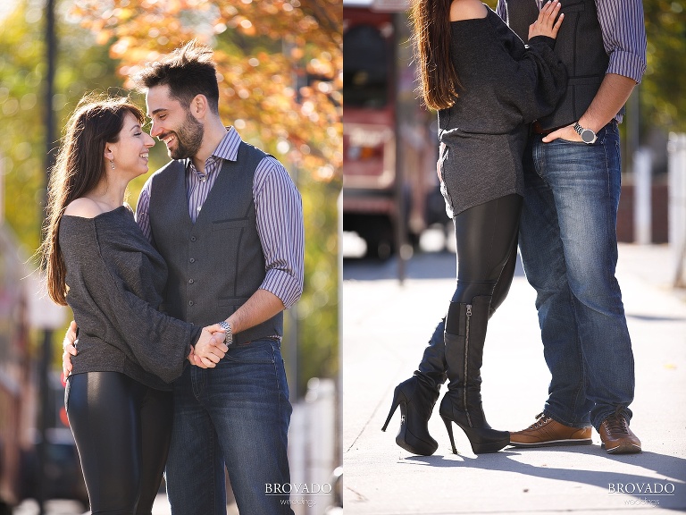 Yevgenia and Eugene's fall stillwater engagement