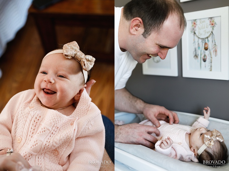 The Littlest Vikings Fan, Nellie's Newborn Photos